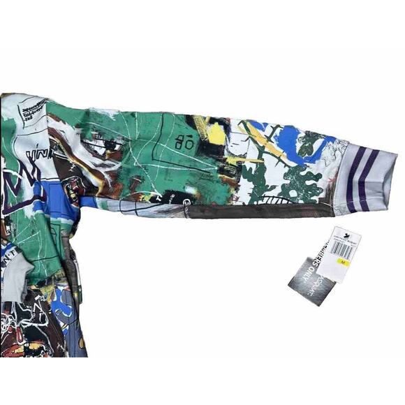 Jean-Michel Basquiat + Members Only Mens Medium Pullover Hoodie Sweatshirt Shirt - Picture 3 of 5